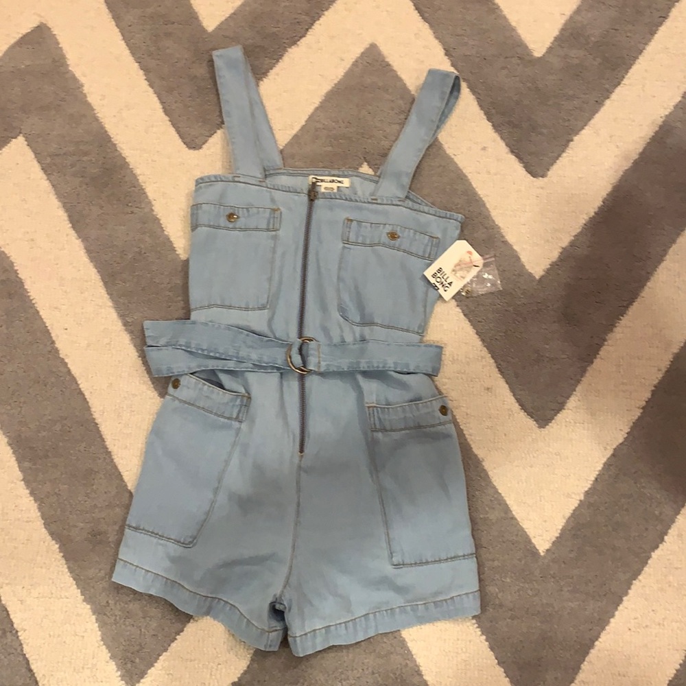 Billabong, size S, overall romper